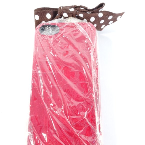 Vintage Henri Bendel Red Cell Phone Case New in Packaging - Picture 5 of 5